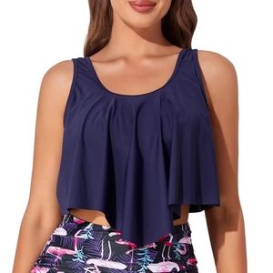 Summer Mae Women's  Flounce Ruffle Top